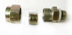 Stright Connector Ferrul Fitting